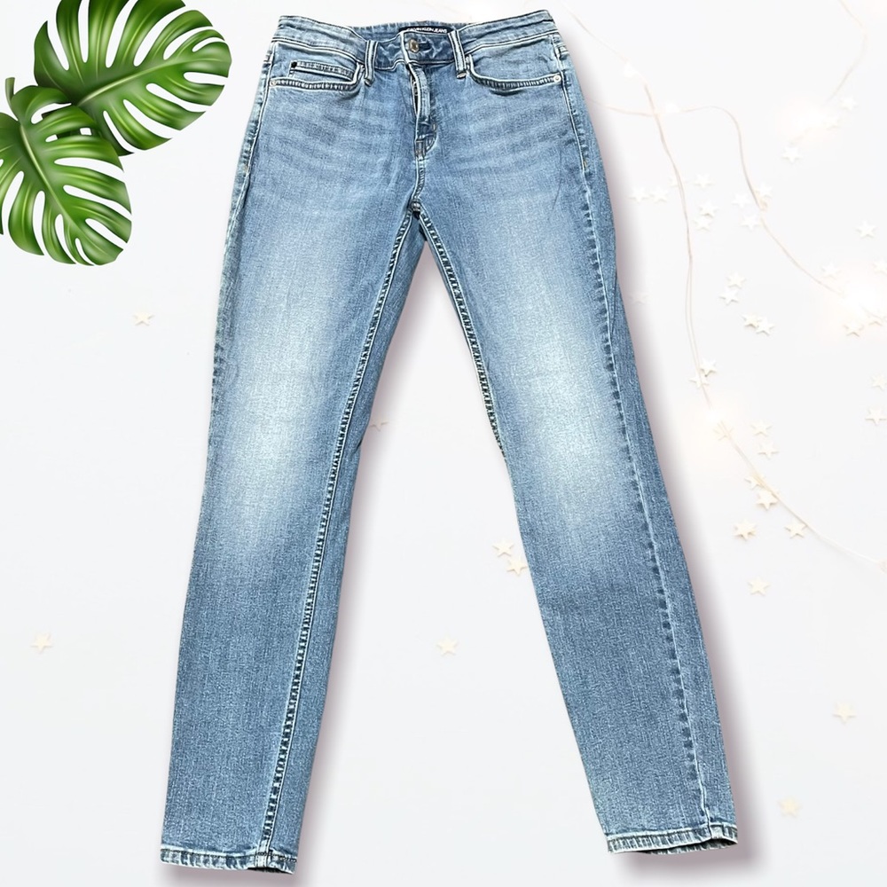 🔥 Calvin Klein Denim Skinny Jeans mid rise size 29